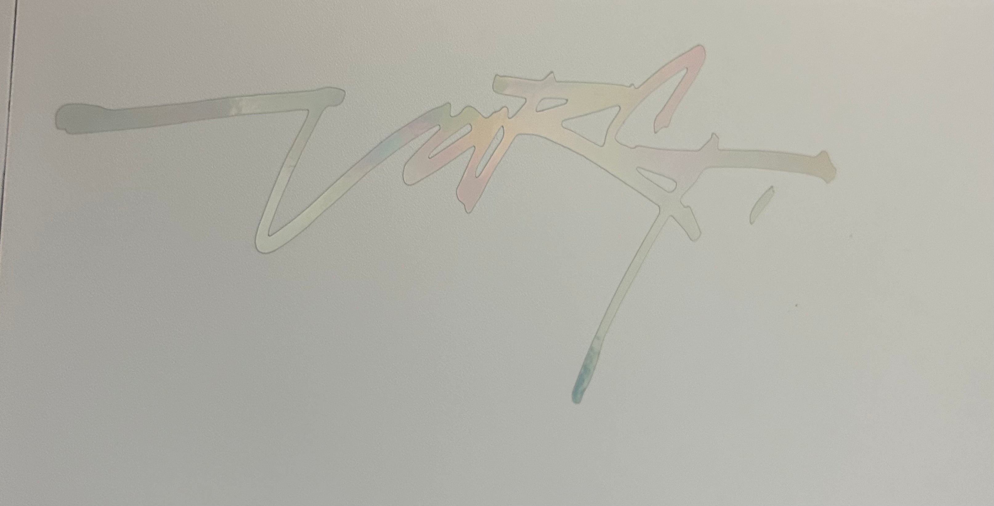 2 Pack Holographic Stark Stickers