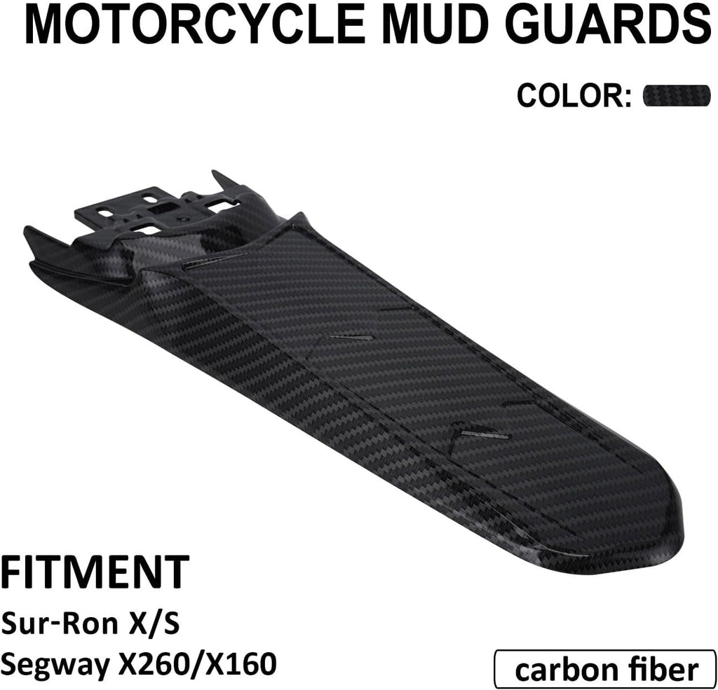 Carbon Fiber Extended Surron LBX Rear Fender (REAL)