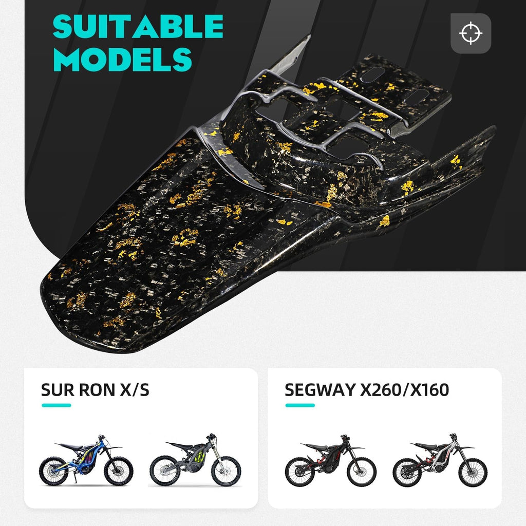 Forged Carbon Surron LBX Rear Fender (REAL)