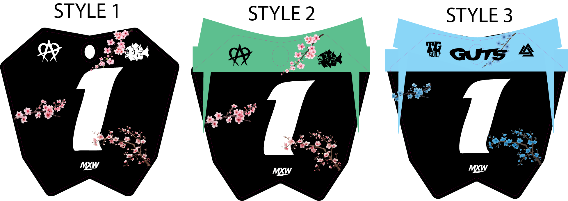 Cherry Blossom Rtr Front Plate Decal