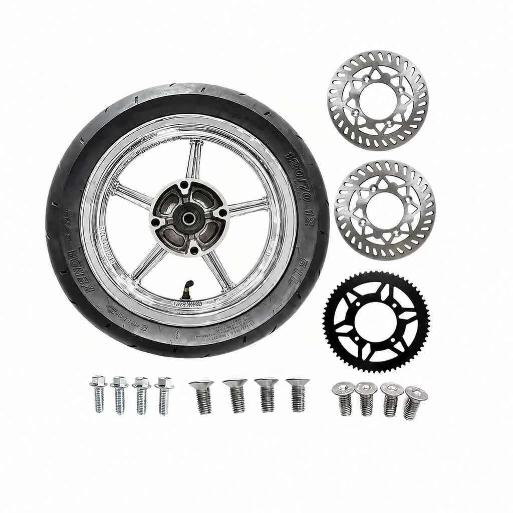 "FATTY" Supermoto Sets With Sprockets and Rotors - For Yozma IN10 and Tuttio Soliel 01