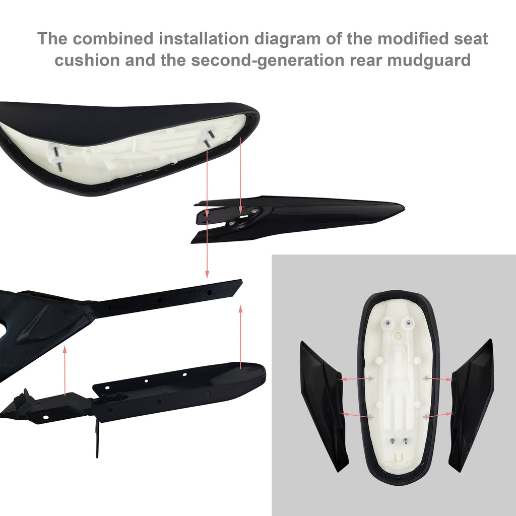 Side Fender Rear Fender Extension for Sur-Ron Light Bee X/S Gen 2