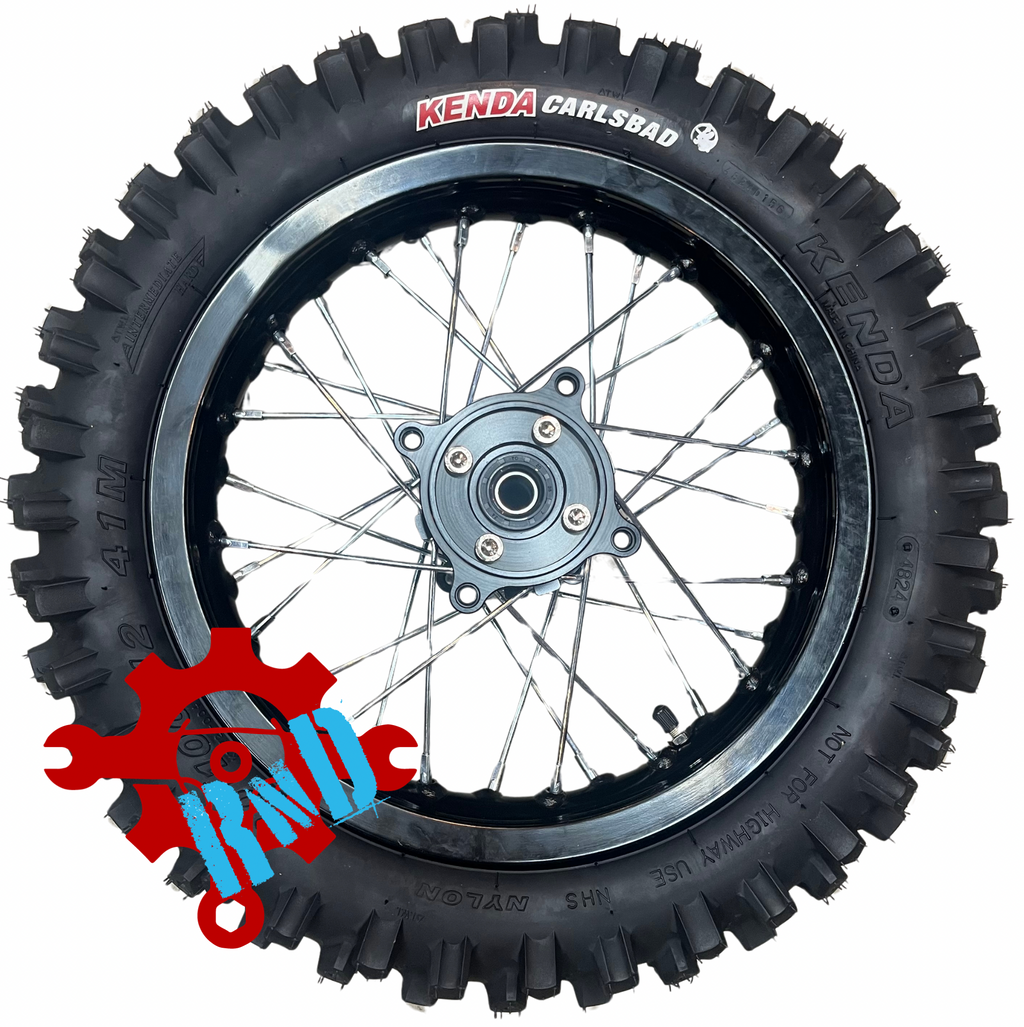 Tuttio Soleil01 12" Rear Pitbike Wheel Kit