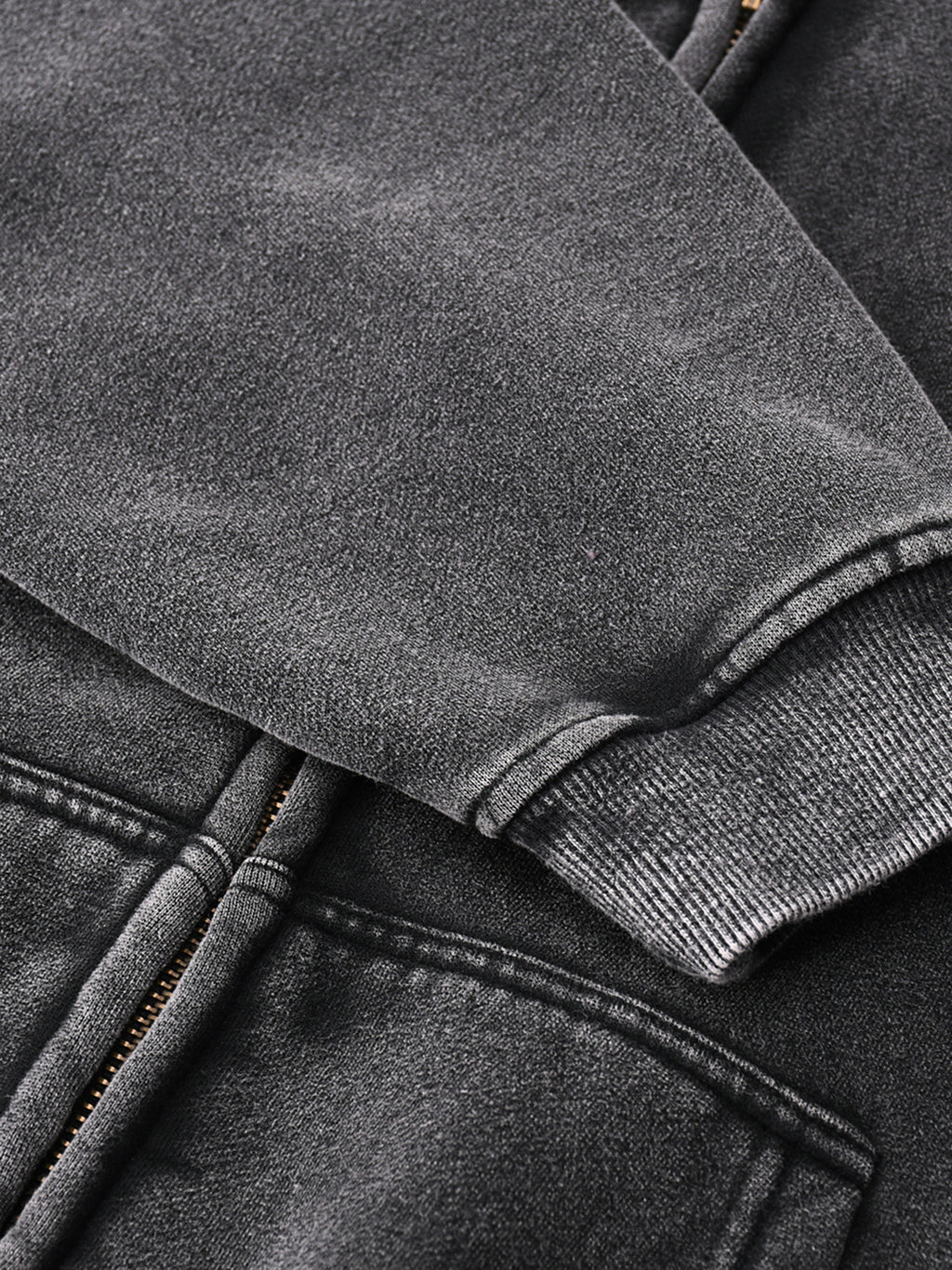 PURE Clover Heavyweight Zip-Up Hoodie