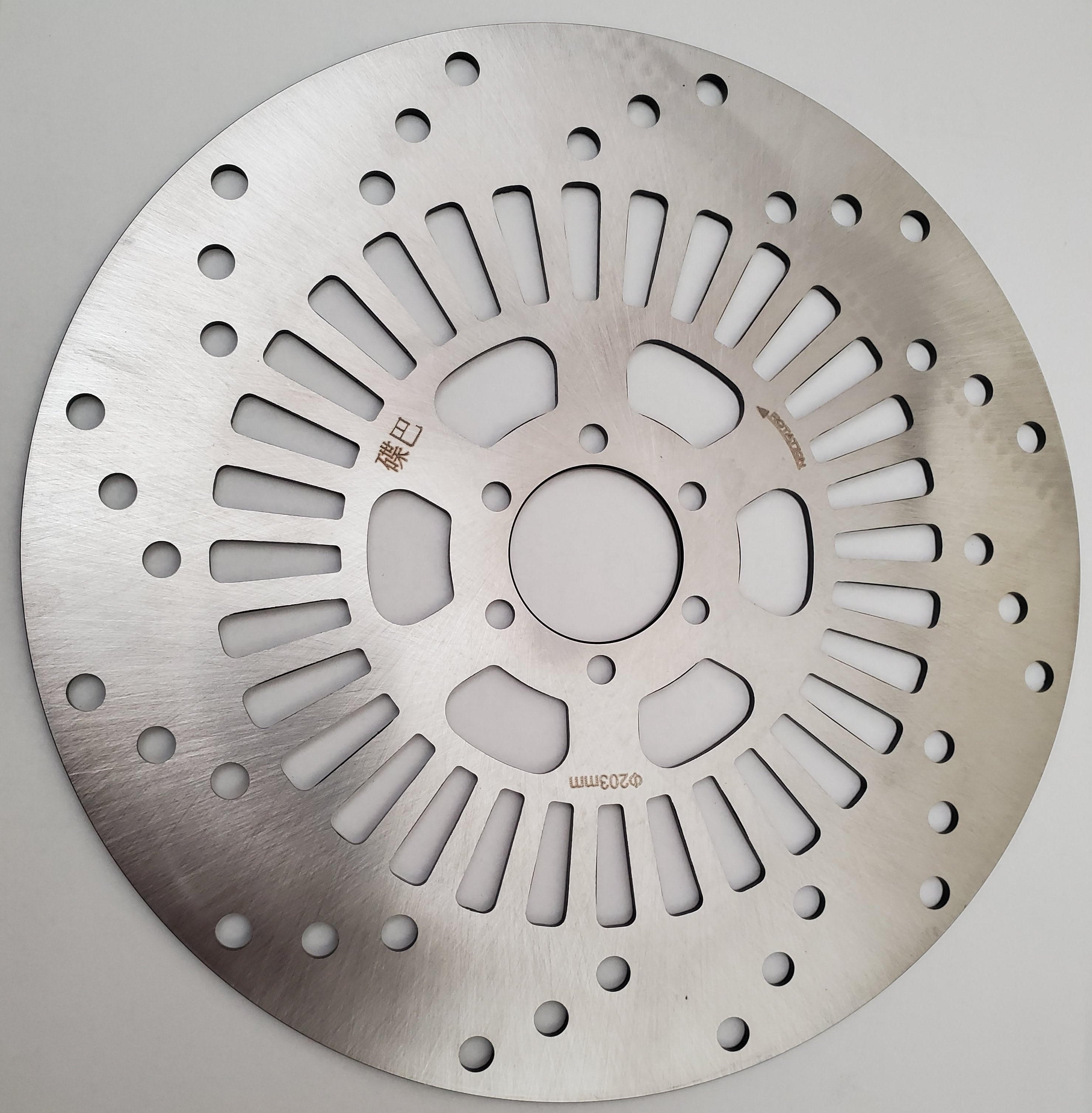 203MM Upgraded Rotor for Rawr Mantis X (Pre-2025 Mantis x w/ 44 BCD bo ...