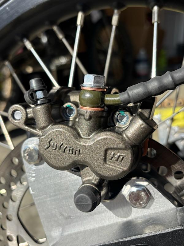 Custom Surron Ultra Bee Bracket for 203mm, 220mm, or 240mm rotor inclu ...